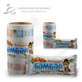 Ice cream plastic packaging pouch and films